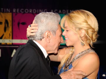 Shakira y su padre William Mebarak
