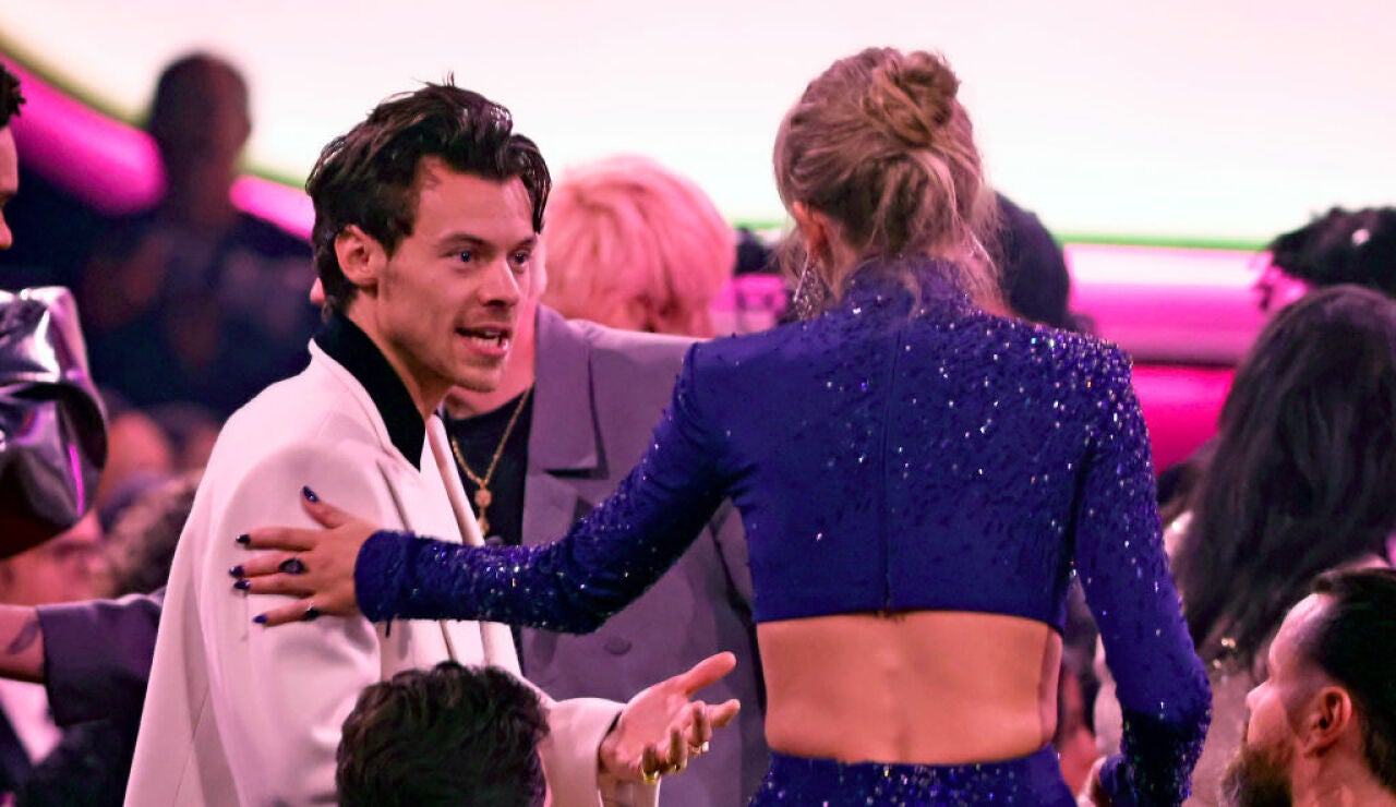 Harry Styles y Taylor Swift en la 65 gala de los Premios Grammy