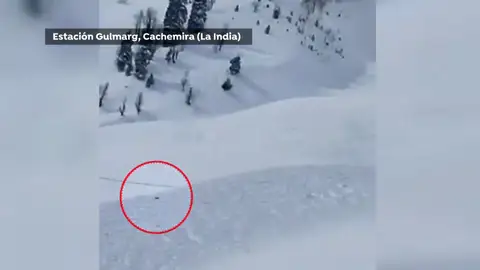 Avalancha mortal en una estación de esquí en la India Avalancha mortal en una estación de esquí en la India