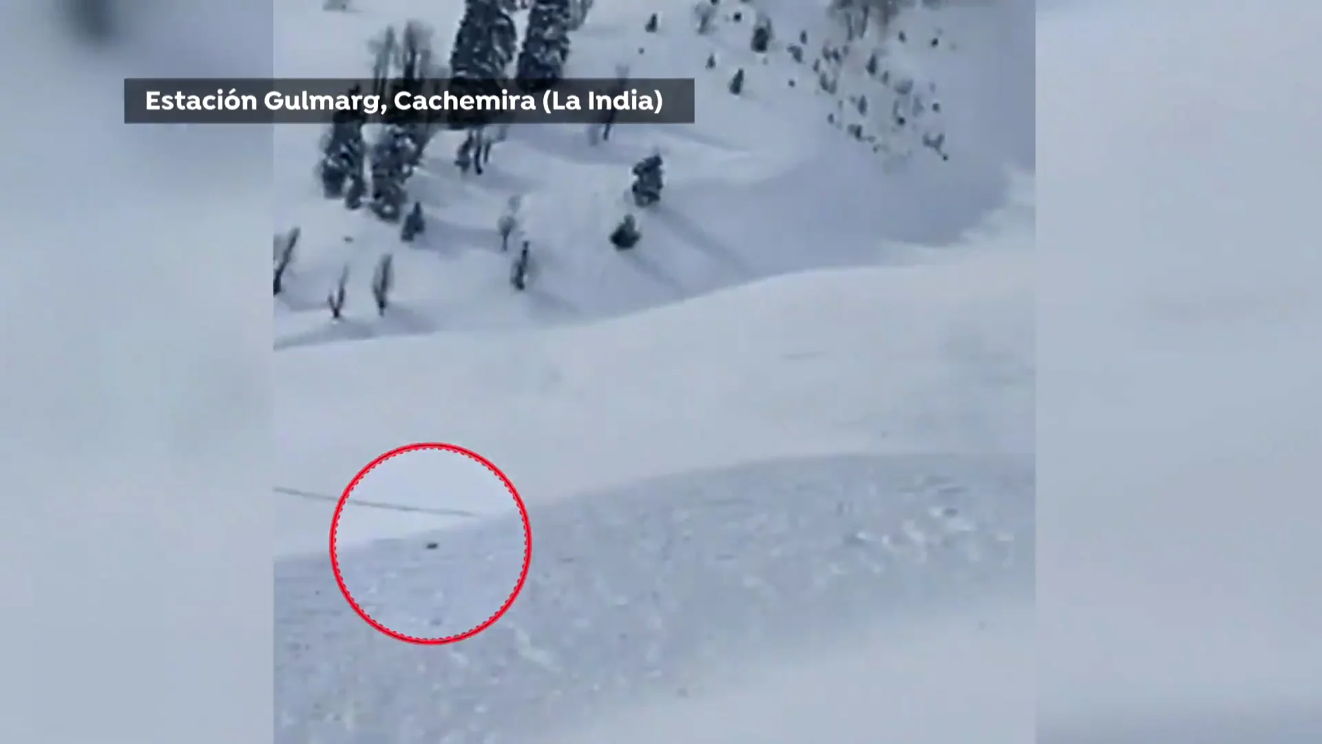 Avalancha mortal en una estación de esquí en la India Avalancha mortal en una estación de esquí en la India