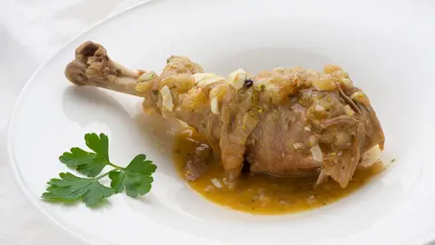 Receta tradicional de Karlos Arguiñano: muslos de pavo en pepitoria Receta tradicional de Karlos Arguiñano: muslos de pavo en pepitoria