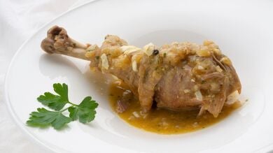 Receta tradicional de Karlos Arguiñano: muslos de pavo en pepitoria
