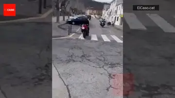 La persecución policial en Canyelles La persecución policial en Canyelles
