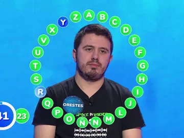 Trepidante cara a cara entre Orestes y Rafa en ‘El Rosco’: ¡la victoria está en 23 aciertos! Trepidante cara a cara entre Orestes y Rafa en ‘El Rosco’: ¡la victoria está en 23 aciertos!