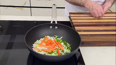 Rehoga las hortalizas Rehoga las hortalizas