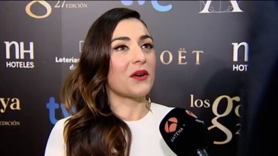 Candela Pe&ntilde;a pide trabajo en los Premios Goya