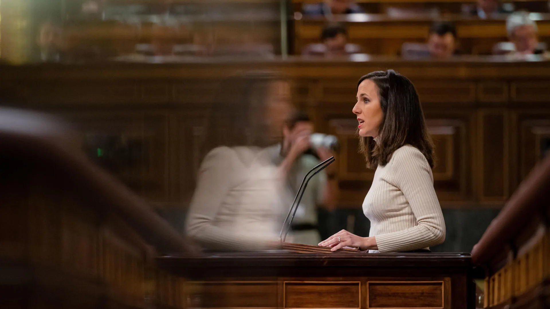 La ministra Ione Belarra en el Congreso de los Diputados La ministra Ione Belarra en el Congreso de los Diputados