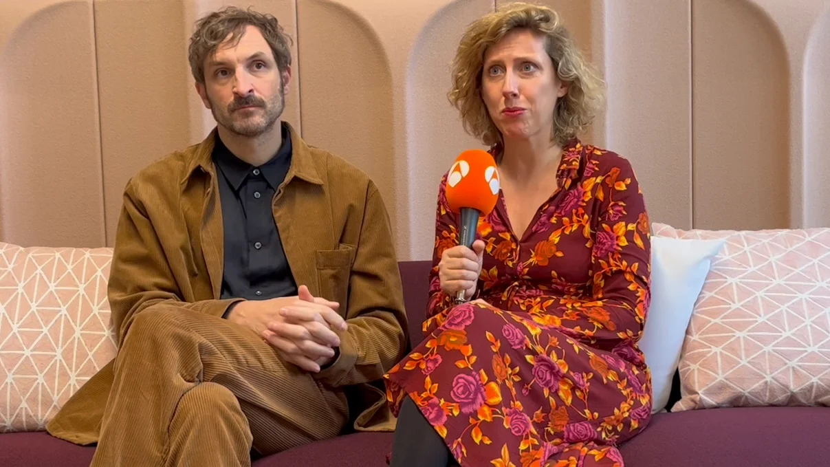 Cecilia Freire y Juli&aacute;n Villagr&aacute;n, actores de 'La chica de nieve'