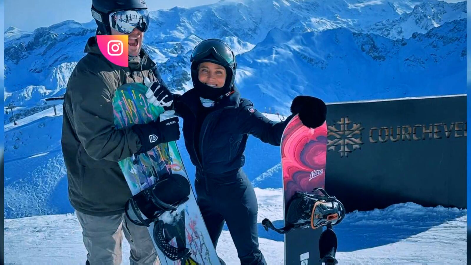 Chris Hemsworth y Elsa Pataky siguen recorriendo mundo y ahora disfrutan juntos en la nieve