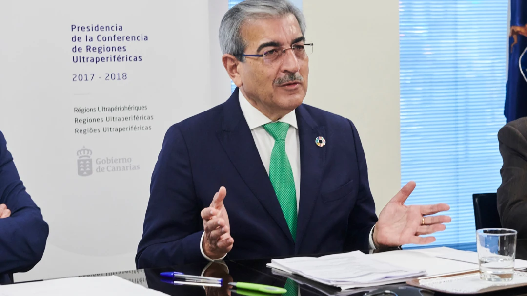 El vicepresidente del Gobierno de Canarias y consejero de Hacienda, Román Rodríguez El vicepresidente del Gobierno de Canarias y consejero de Hacienda, Román Rodríguez