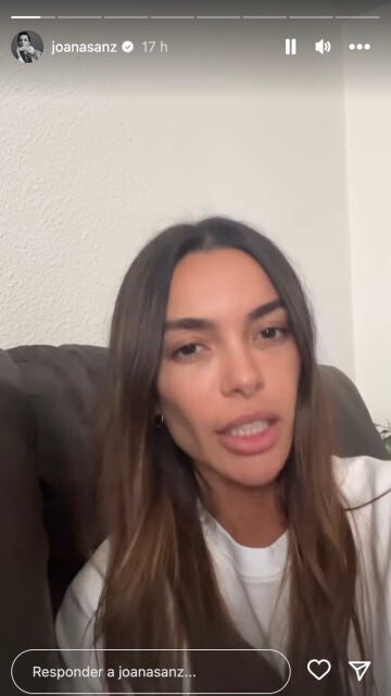 Joana Sanz aclara la polémica generada por su peineta