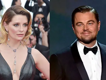 Mischa Barton y Leonardo DiCaprio Mischa Barton y Leonardo DiCaprio