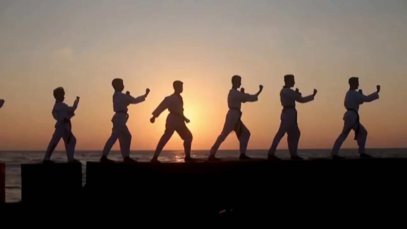 Un grupo de taekwondistas palestinos, atrapados en Gaza: 