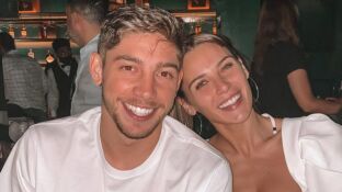Mina Bonino y Federico Valverde