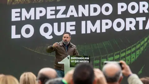 El líder de Vox, Santiago Abascal El líder de Vox, Santiago Abascal
