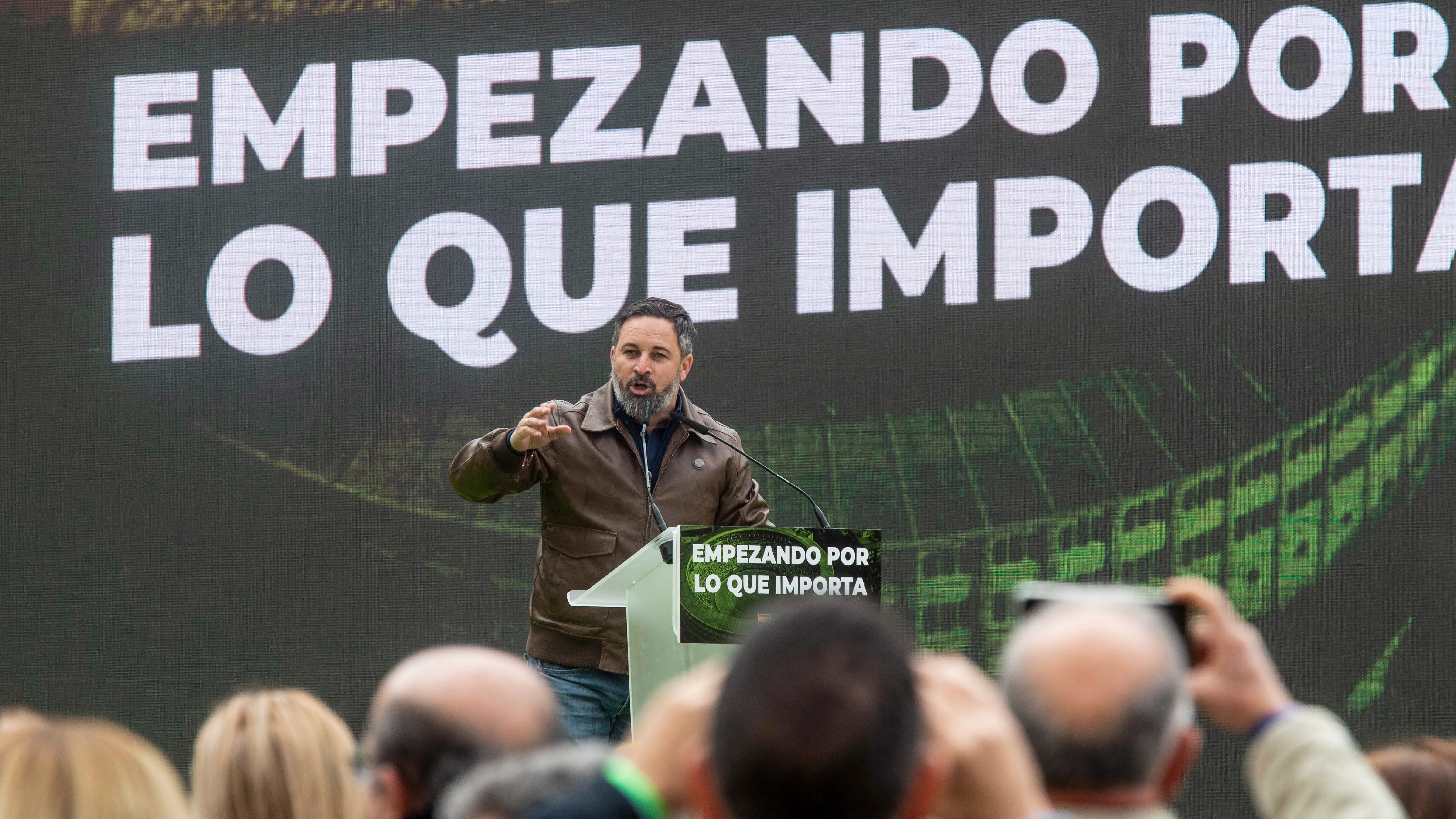 El l&iacute;der de Vox, Santiago Abascal