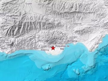 Terremoto registrado en El Ejido (Almería).