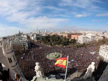 Manifestación en defensa de la sanidad pública en Madrid