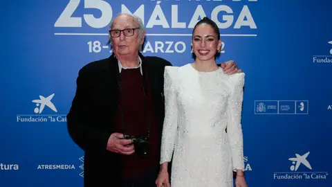 Carlos Saura con su hija Anna Saura Carlos Saura con su hija Anna Saura