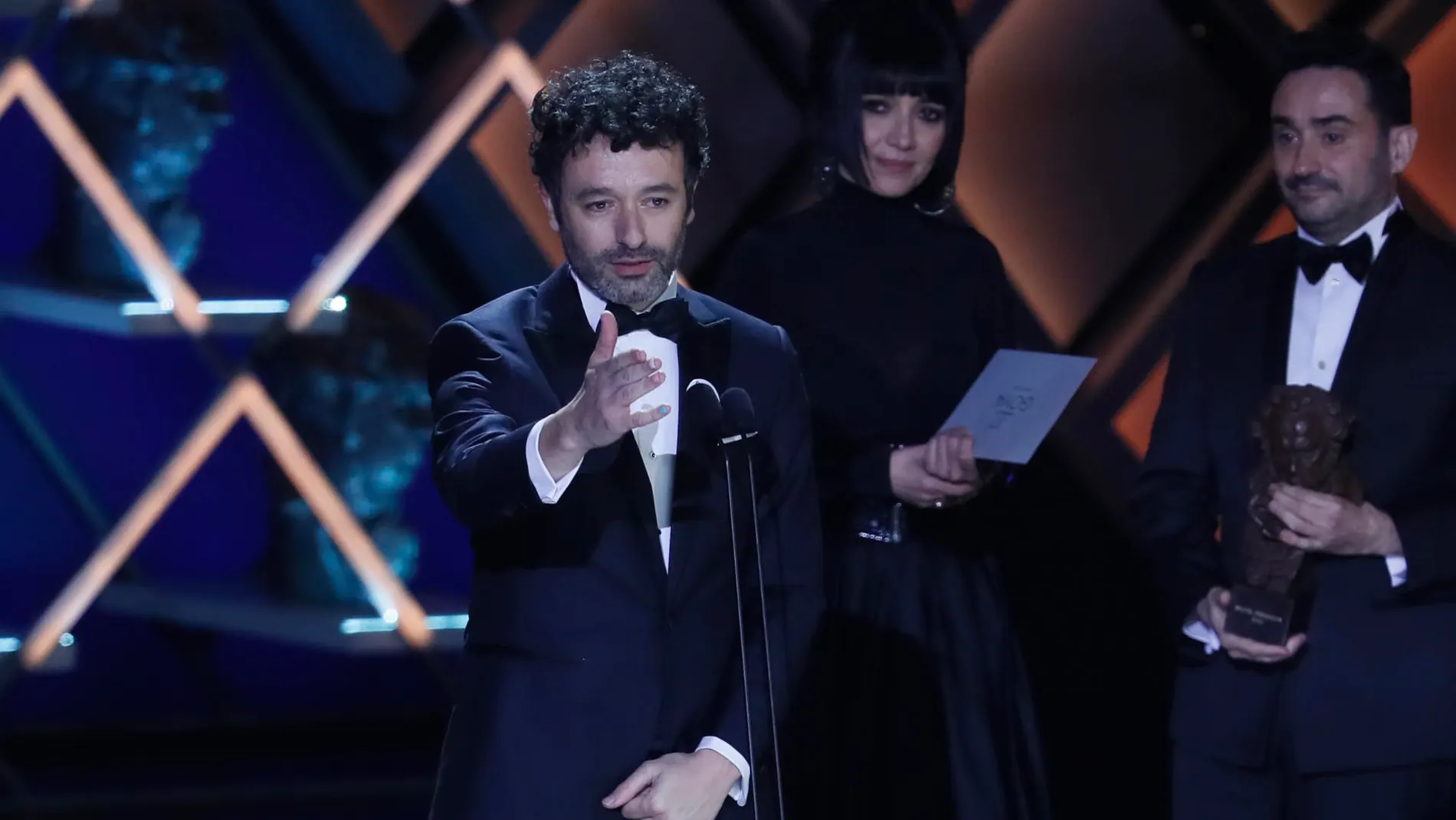 Rodrigo Sorogoyen tras recibir el premio a mejor dirección 'As Bestas'