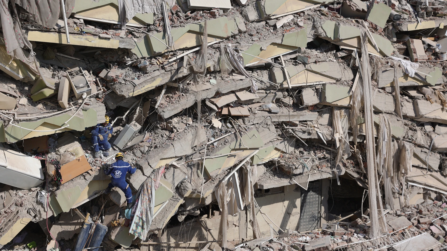 Zona tras el terremoto en Turquía