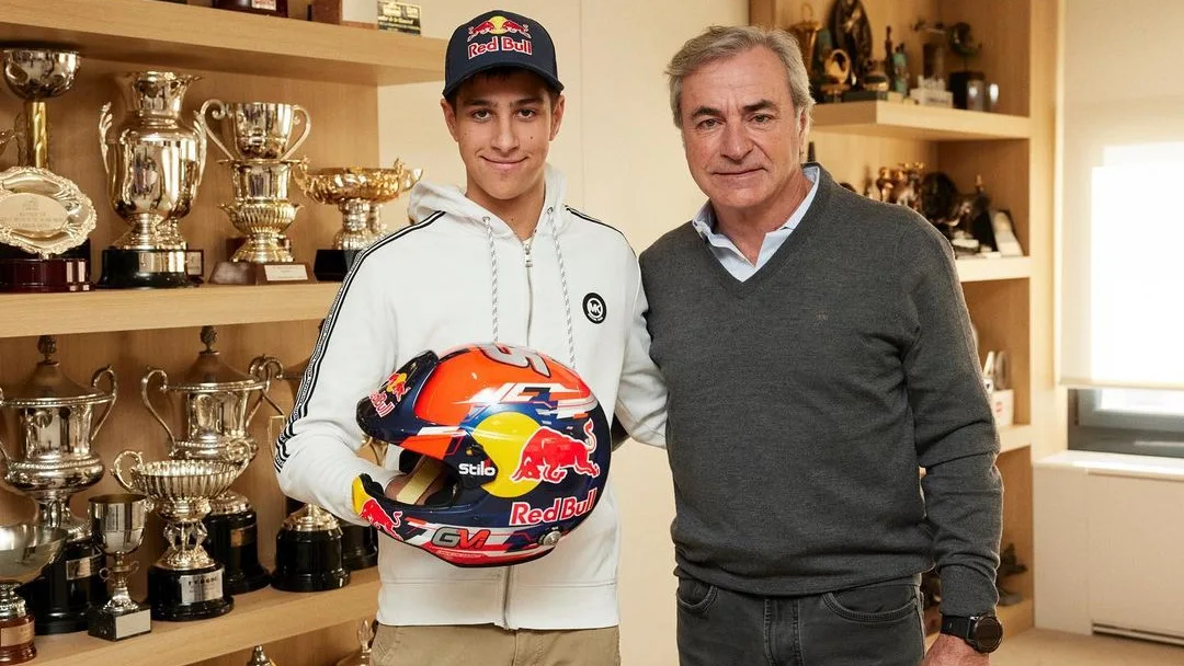 Con Carlos Sainz Con Carlos Sainz