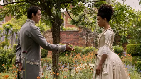 Los protagonistas de 'La reina Carlota: Una historia de Los Bridgerton' Los protagonistas de 'La reina Carlota: Una historia de Los Bridgerton'