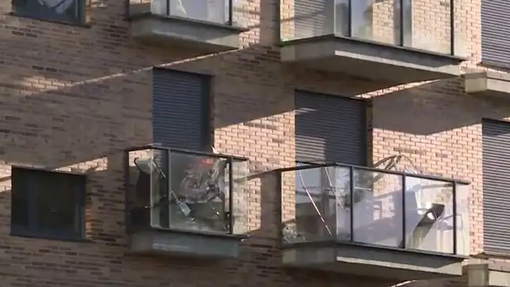 Edificio 'okupado' en Majadahonda Edificio 'okupado' en Majadahonda