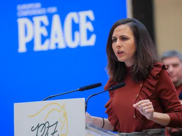 Ione Belarra pide a Sánchez dejar de hacer "seguidismo" a los intereses de EEUU Ione Belarra pide a Sánchez dejar de hacer "seguidismo" a los intereses de EEUU