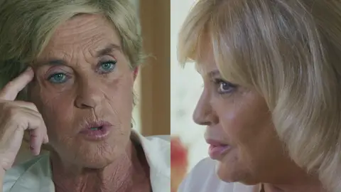 Chelo García Cortés y Bárbara Rey en 'Una vida Bárbara' Chelo García Cortés y Bárbara Rey en 'Una vida Bárbara'