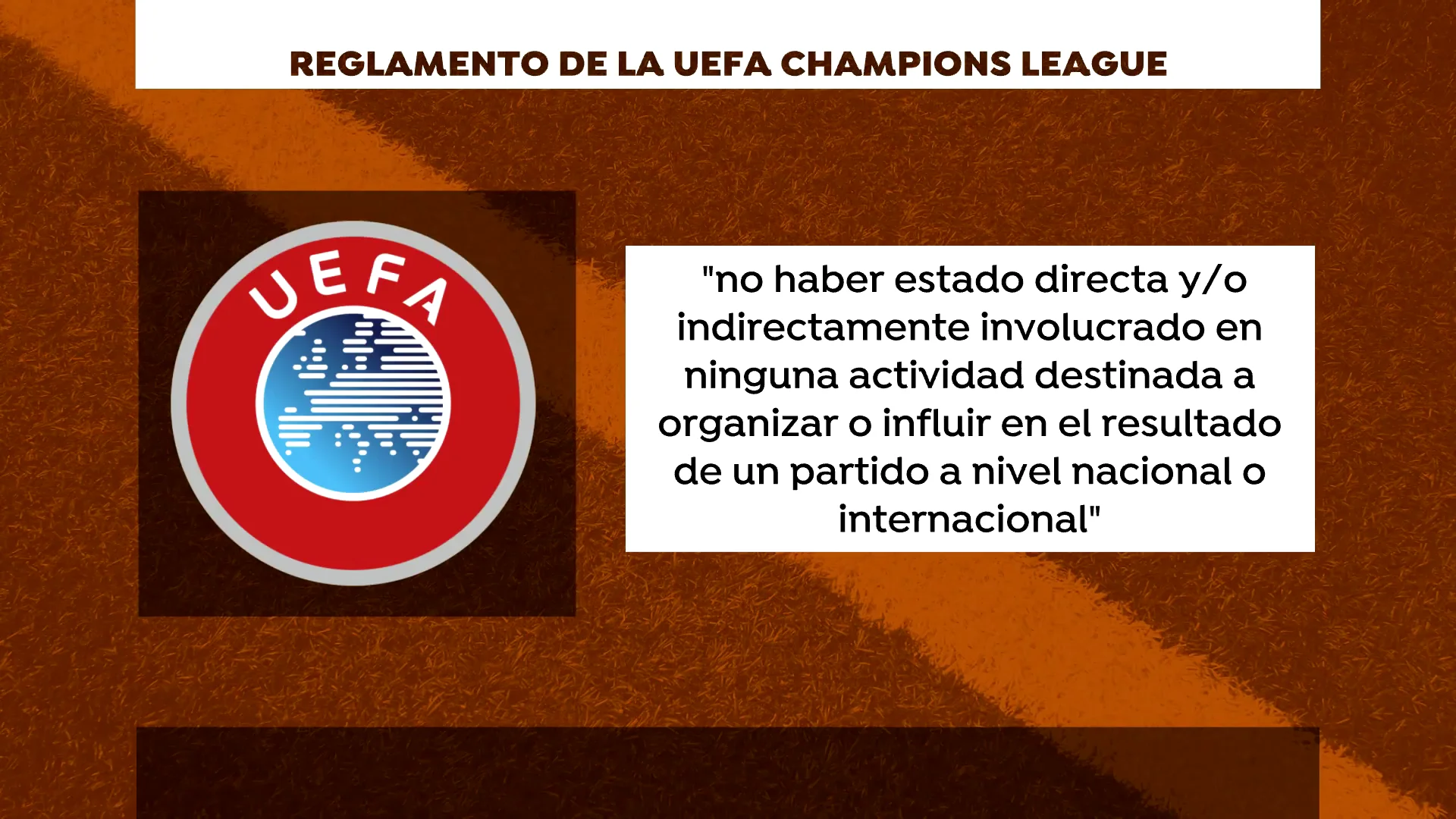 Reglamento de la UEFA Reglamento de la UEFA