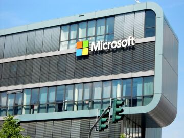 Imagen de archivo de un edificio de Microsoft