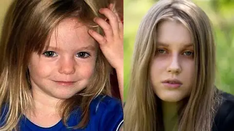 Julia, la joven que asegura ser Madeleine McCann Julia, la joven que asegura ser Madeleine McCann