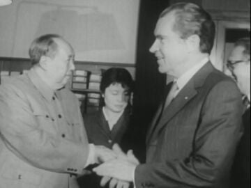 Richard Nixon y Mao Zedong