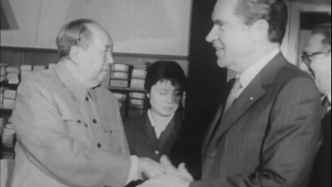 Richard Nixon y Mao Zedong Richard Nixon y Mao Zedong