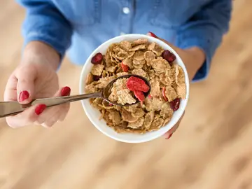 Tazón de cereales para desayunar Tazón de cereales para desayunar