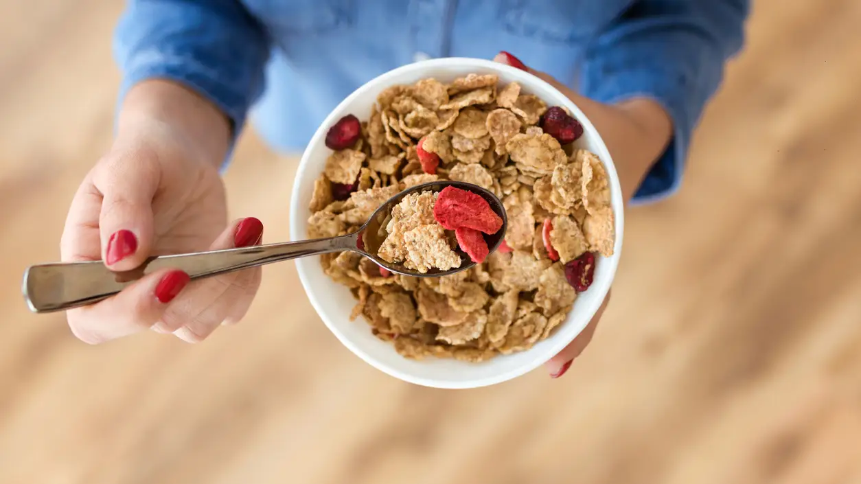 Taz&oacute;n de cereales para desayunar