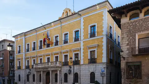 Fachada del Ayuntamiento de Teruel 