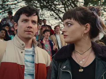 Otis y Maeve en 'Sex Education' Otis y Maeve en 'Sex Education'