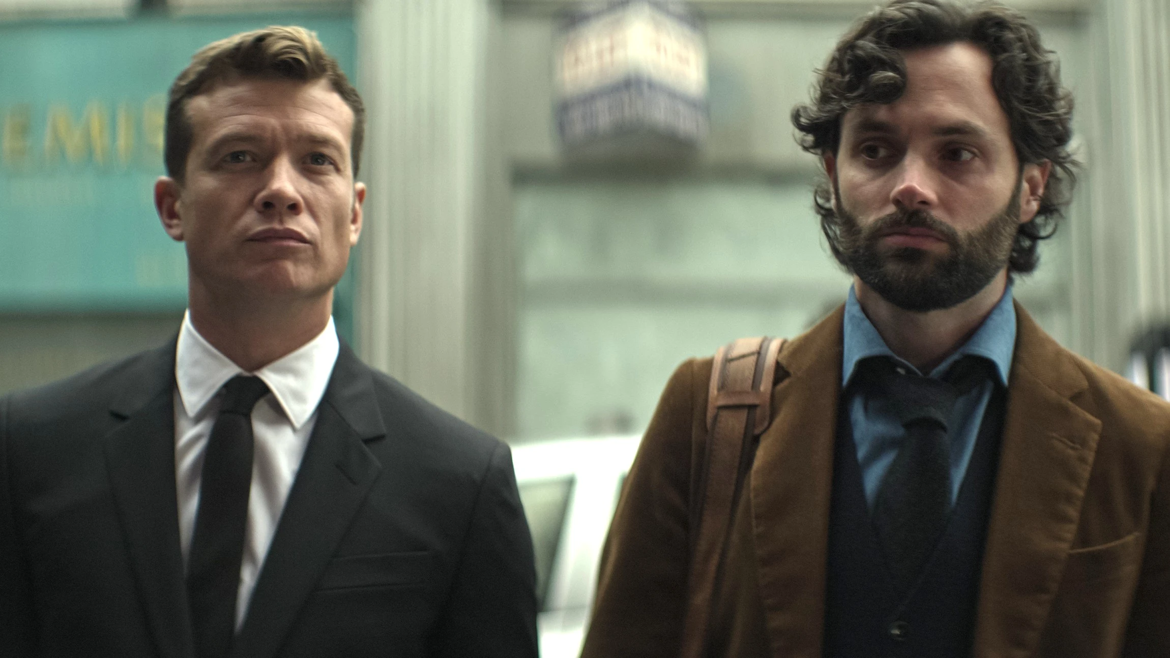 Rhys y Joe en 'You' Rhys y Joe en 'You'