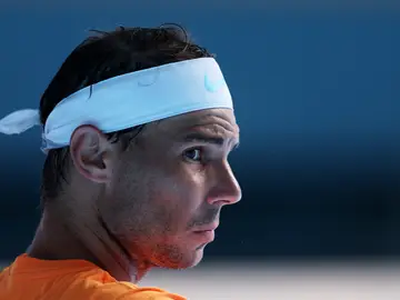 Rafa Nadal en un partido del Open de Australia 2023 Rafa Nadal en un partido del Open de Australia 2023
