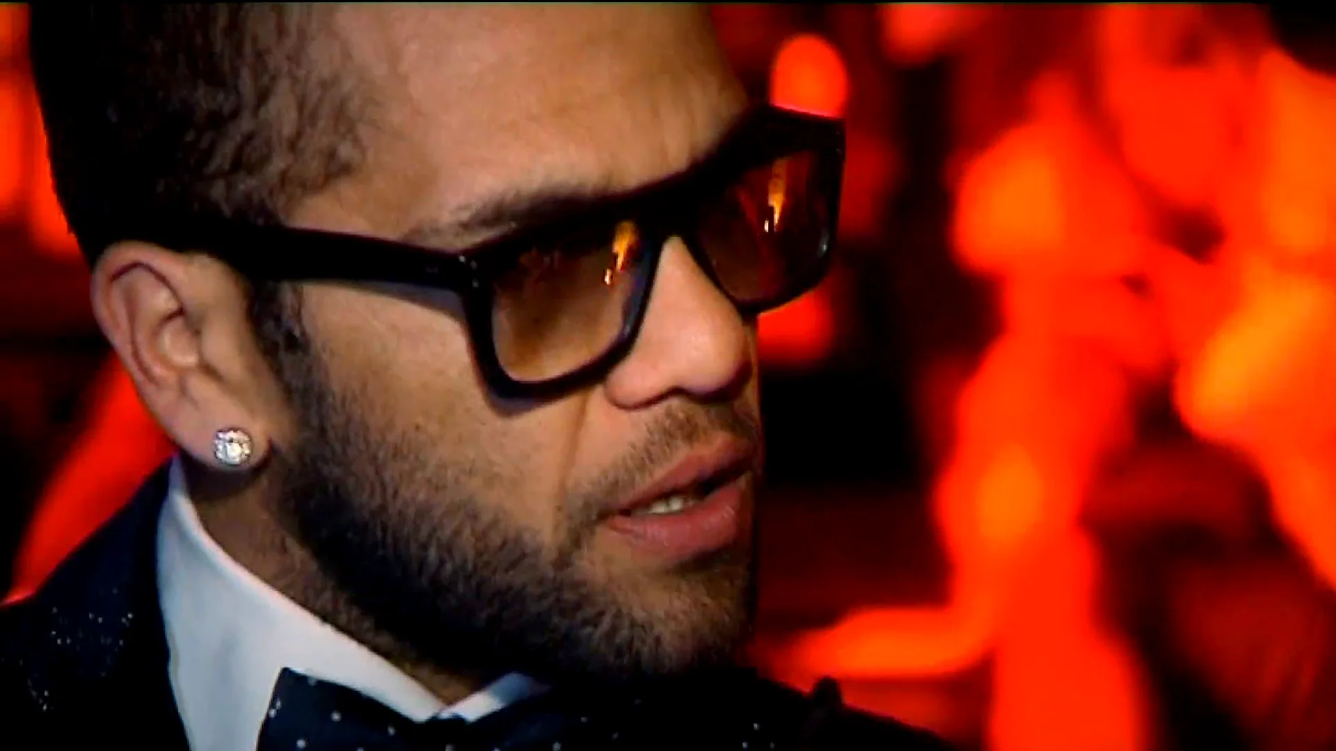 Dani Alves, durante una fiesta Dani Alves, durante una fiesta