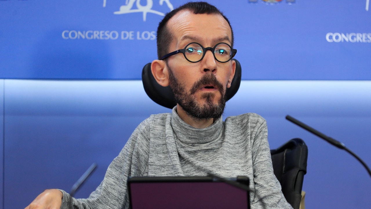 Pablo Echenique, hospitalized for pneumonia with a stable prognosis