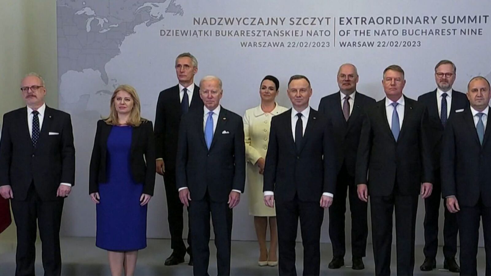 Joe Biden promete al 'Grupo de los Nueve de Bucarest' que defenderá cada pulgada de su territorio