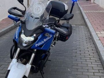 Moto de la Policía de Valladolid 