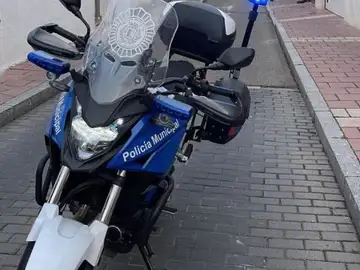 Moto de la Policía de Valladolid Moto de la Policía de Valladolid