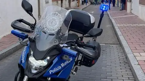 Moto de la Policía de Valladolid Moto de la Policía de Valladolid