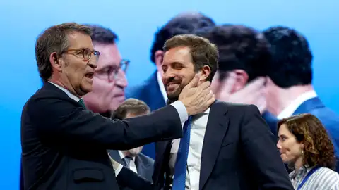 Alberto Núñez Feijóo y Pablo Casado Alberto Núñez Feijóo y Pablo Casado