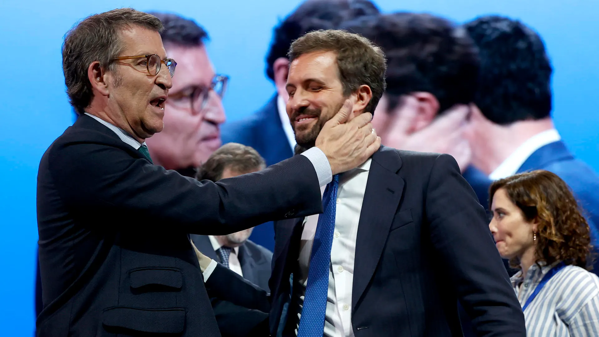 Alberto Núñez Feijóo y Pablo Casado Alberto Núñez Feijóo y Pablo Casado