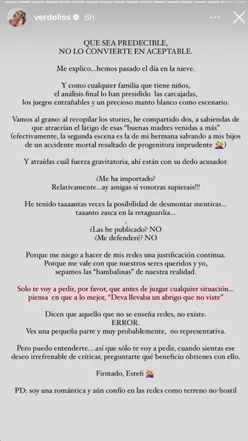 Mensaje Verdeliss Mensaje Verdeliss